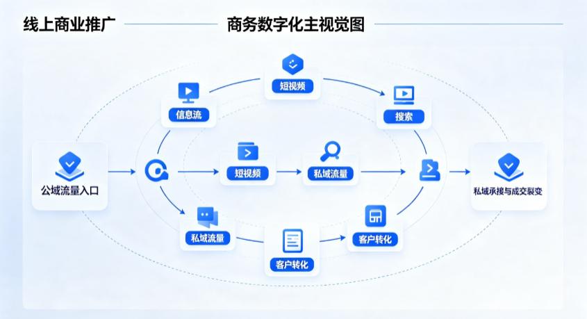 湘乡市线上商业推广怎么做？全域流量闭环搭建与低成本转化实战指南